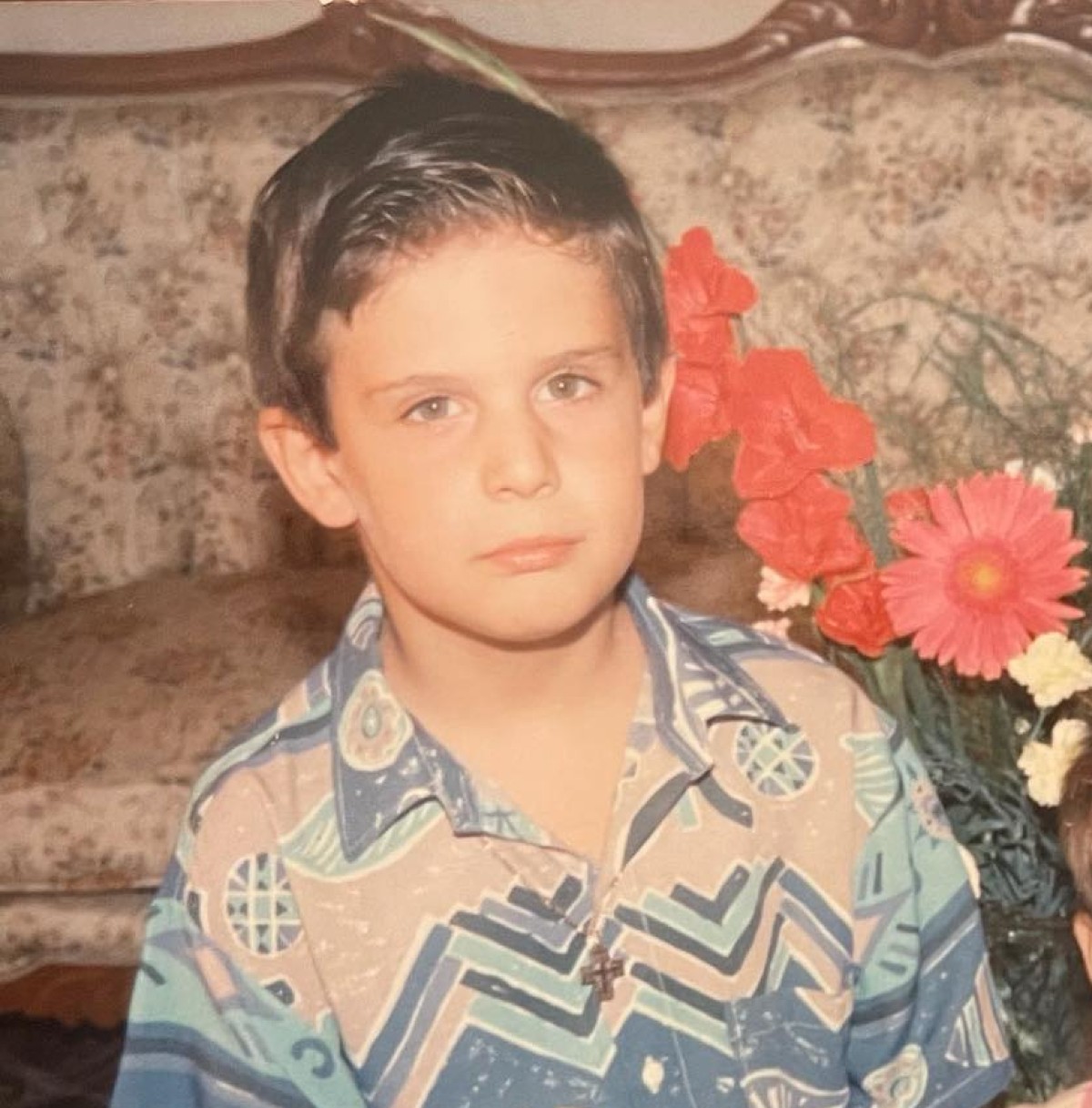 Ο τραγουδιστής Κωνσταντίνος Δρούλιας σε μικρή ηλικία