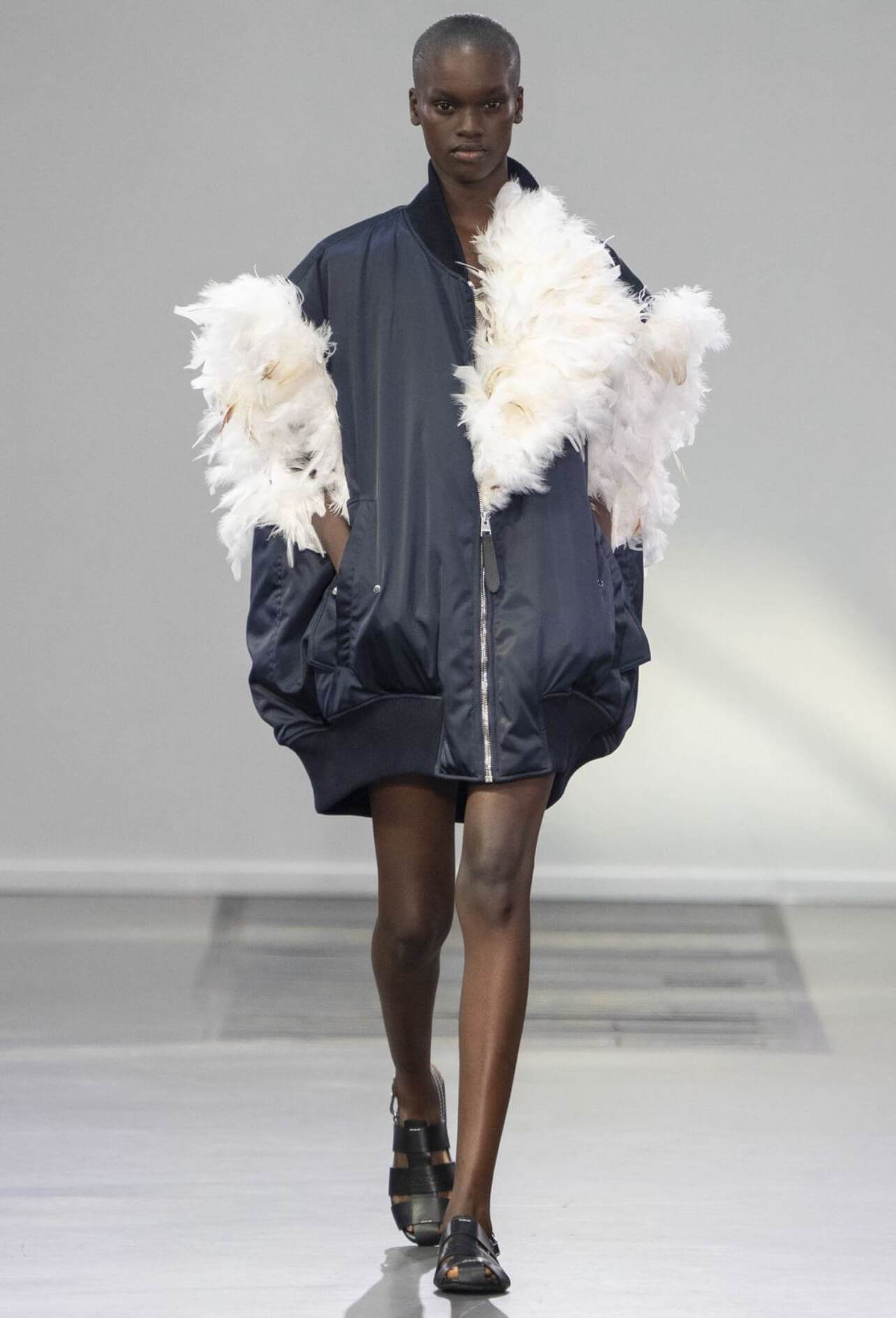 Bomber με πούπουλα