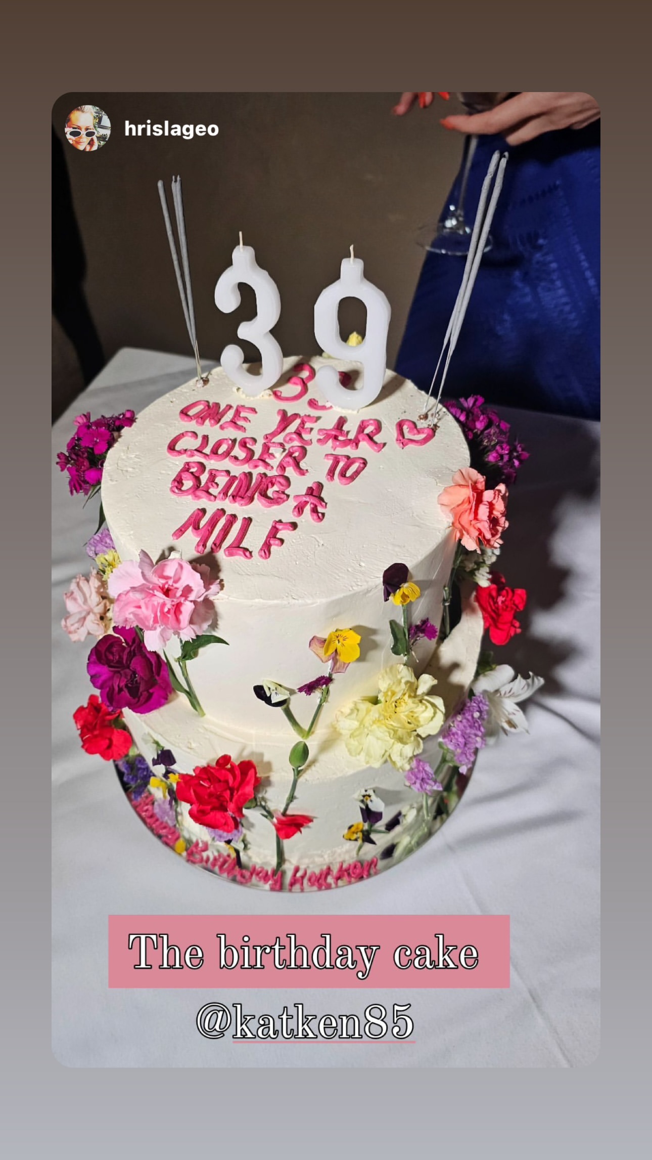 Η τούρτα γενεθλίων της Κατερίνας Καινούργιου