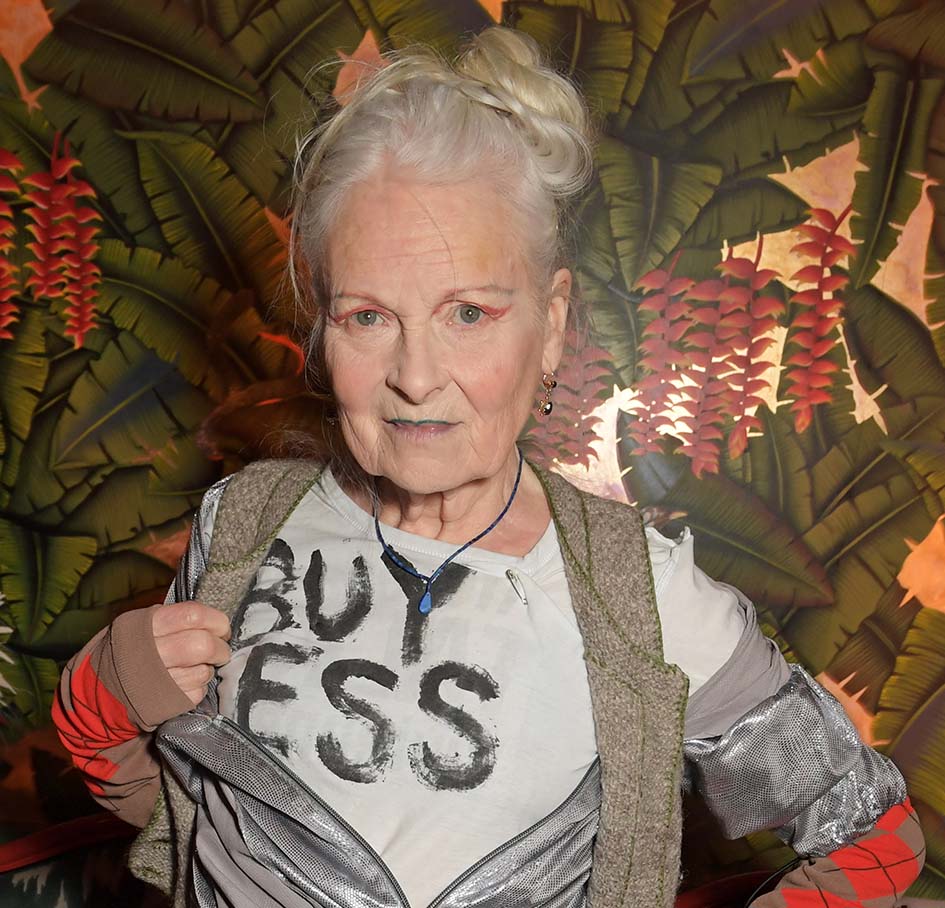 H Dame Vivienne Westwood στις 27 Ιανουαρίου 2020 στο Λονδίνο.