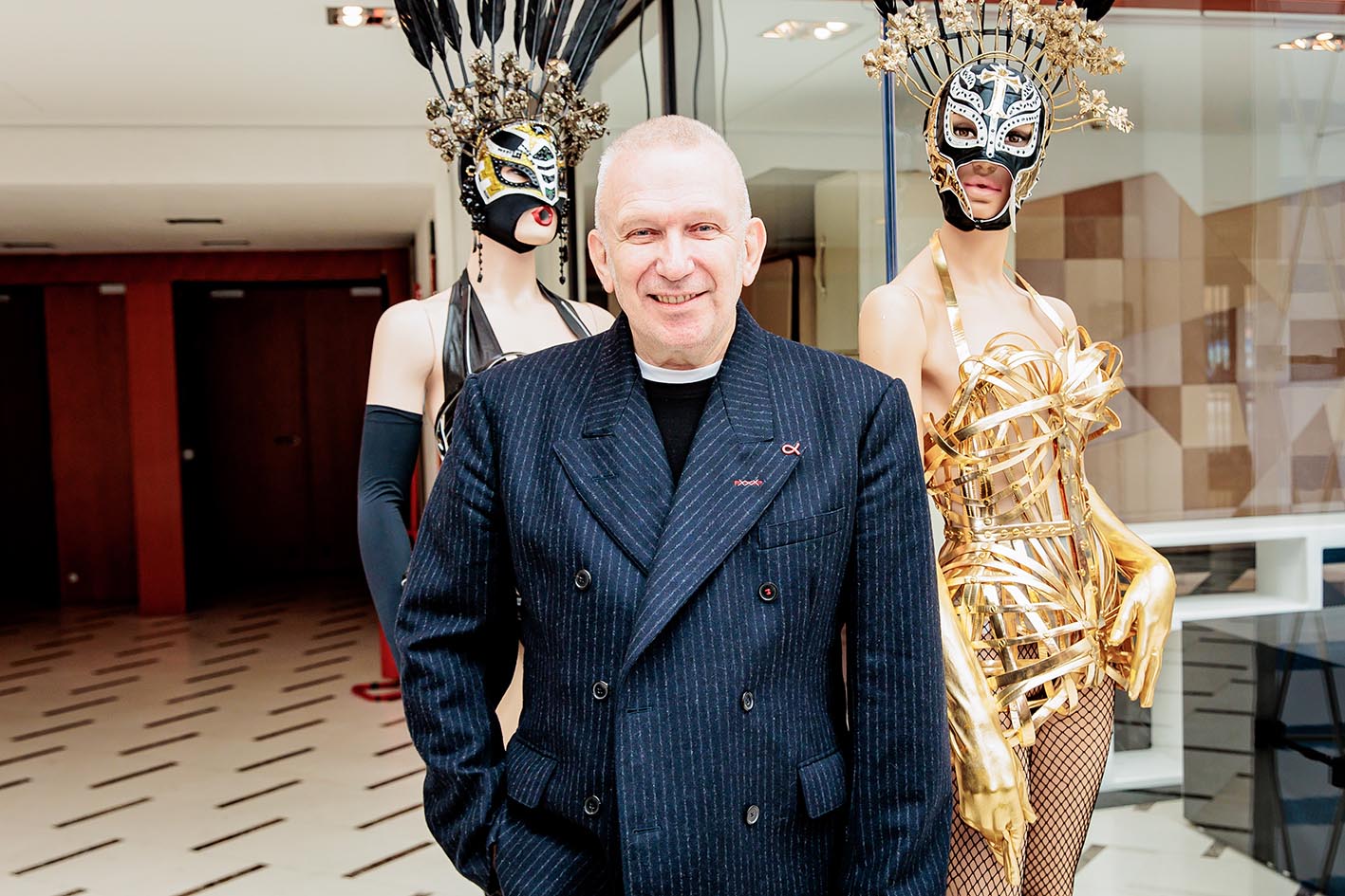 O Jean Paul Gaultier στο photocall και conference για το "Fashion Freak Show" που έγινε στο Teatro Arcimboldi στις 6 Μαρτίου 2024 στο Μιλάνο.