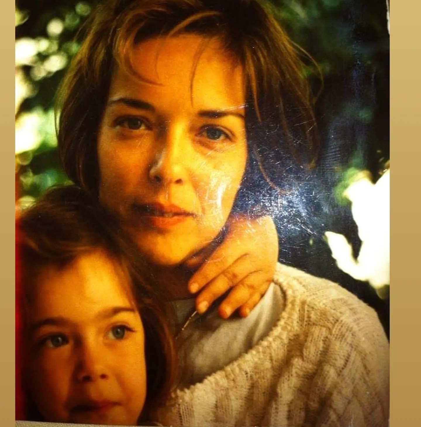 Η ηθοποιός Ντάνη Γιαννακοπούλου μικρή