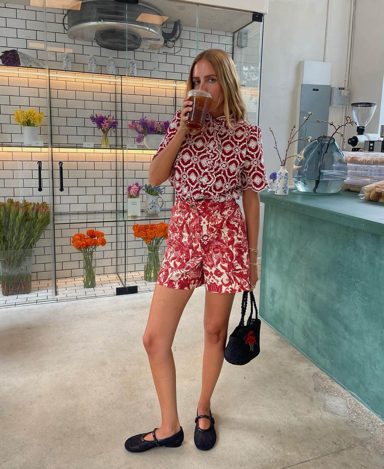 Look με mixed prints