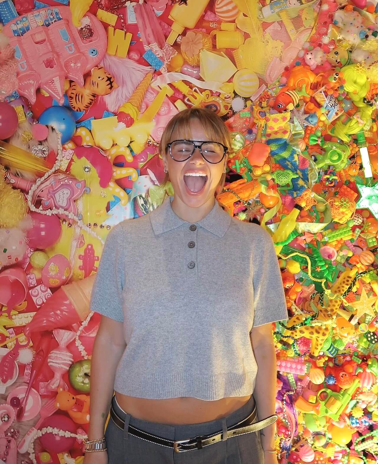 Πόλο γκρι μπλουζάκι