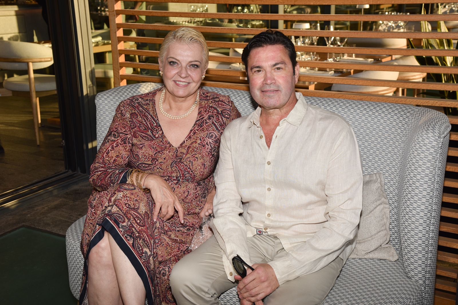 H Κική Δημητριάδη και ο Μάριος Φραγκούλης