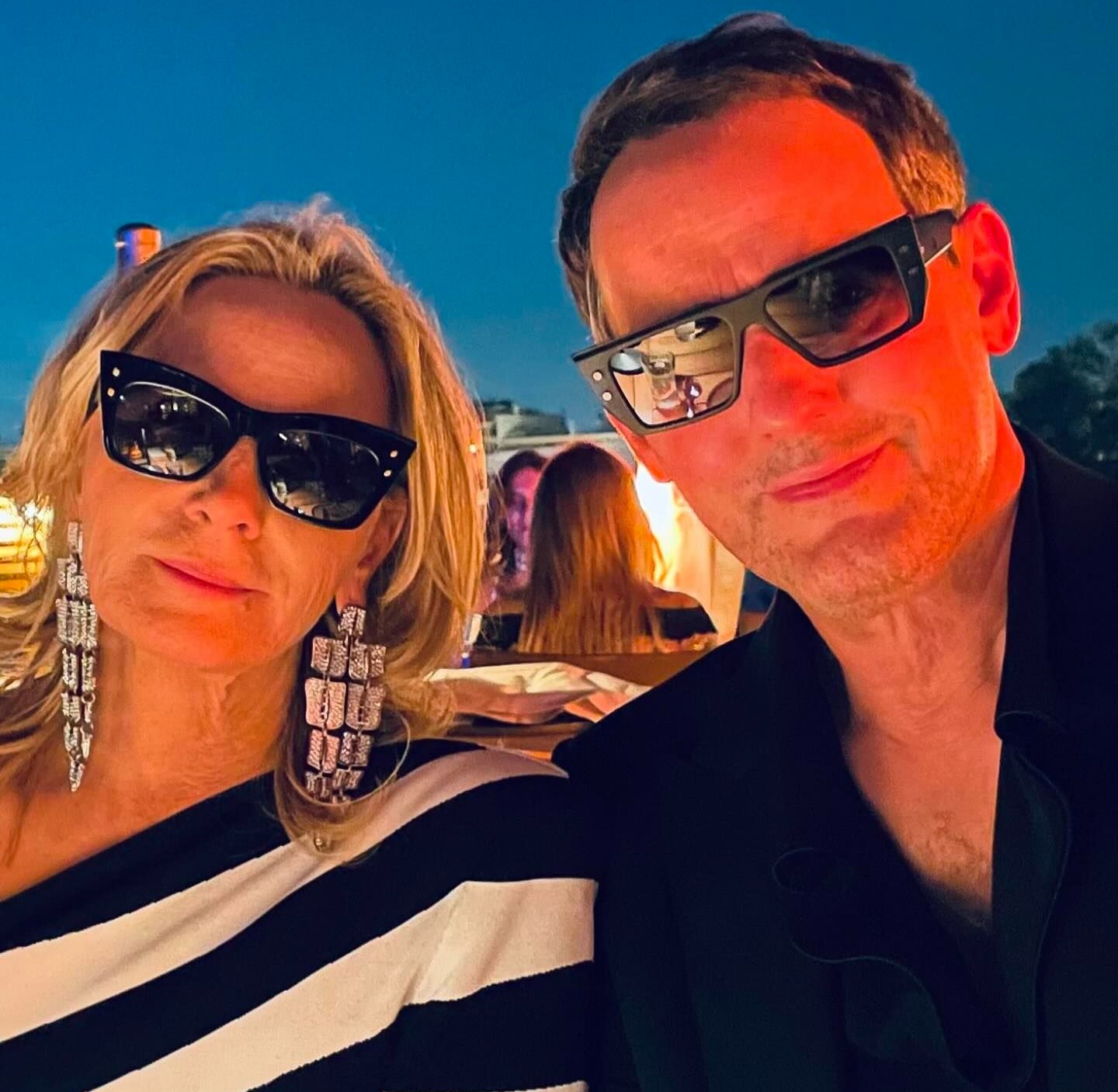 H Kim Cattrall με τον σύζυγό της