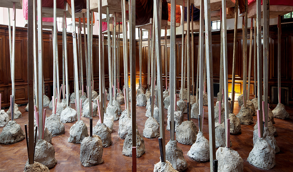 PHYLLIDA BARLOW. RIG: UNTITLED; BLOCKS