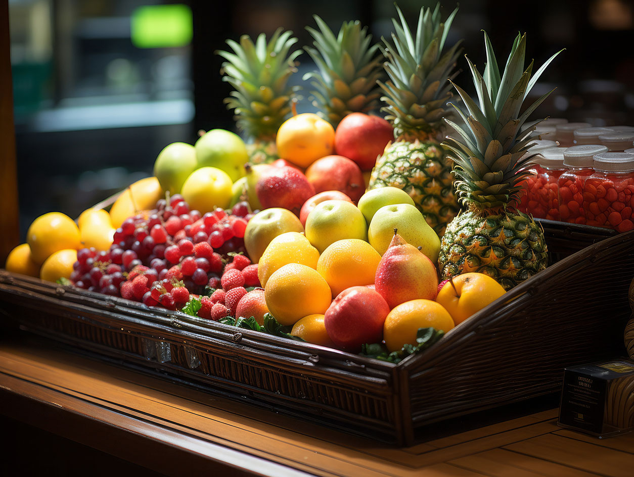 Διάφορα φρούτα καλοκαιρινά