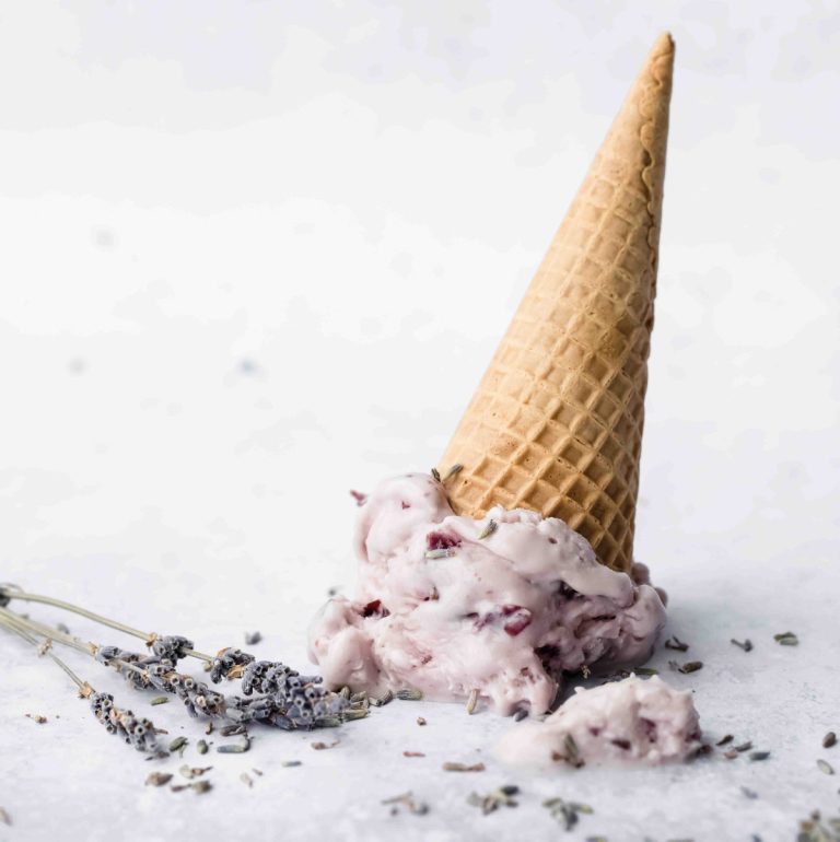 παγωτό λεβάντα