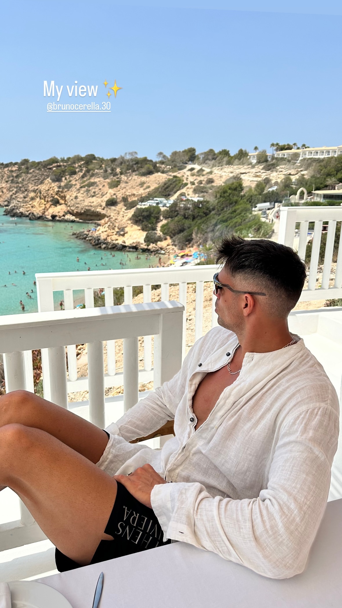 Ο Bruno Cerella στην Ίμπιζα