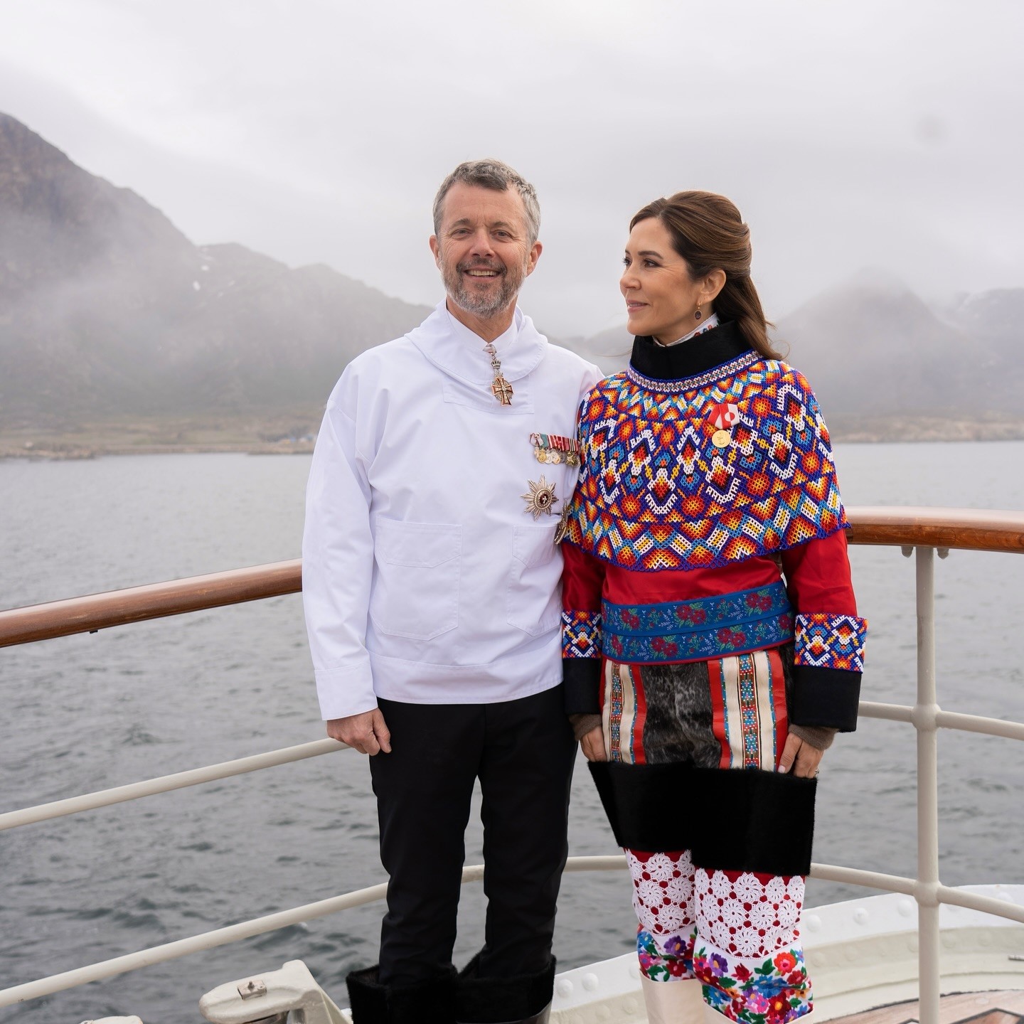 Η βασίλισσα Mary και ο βασιλιάς Frederik της Δανίας