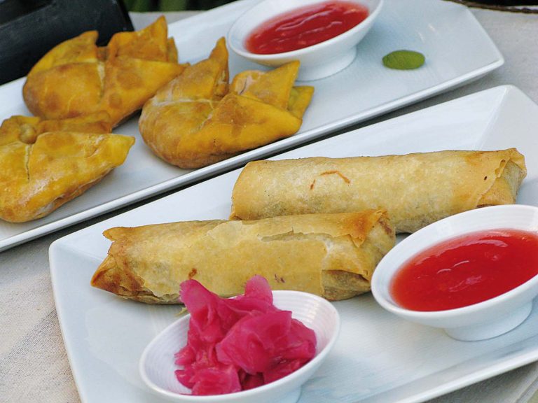 Τηγανητά spring rolls