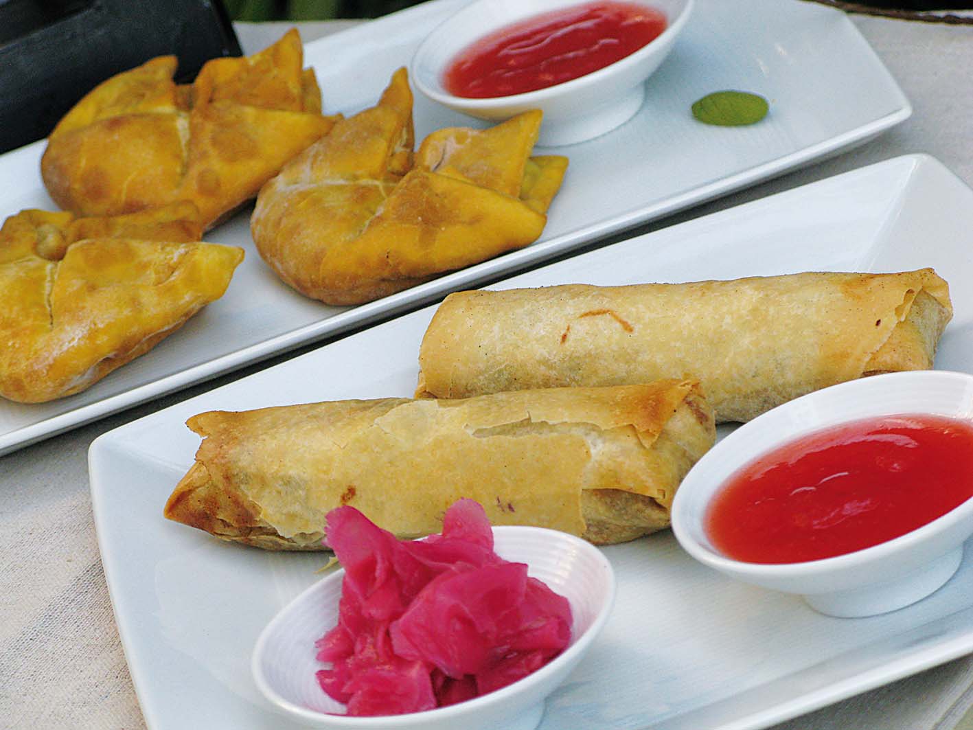 Τηγανητά spring rolls