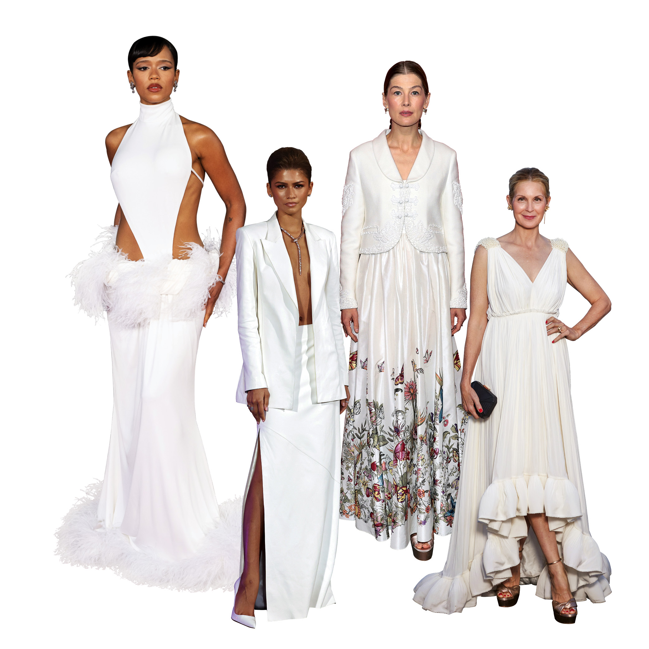 celebrities με νυφικά