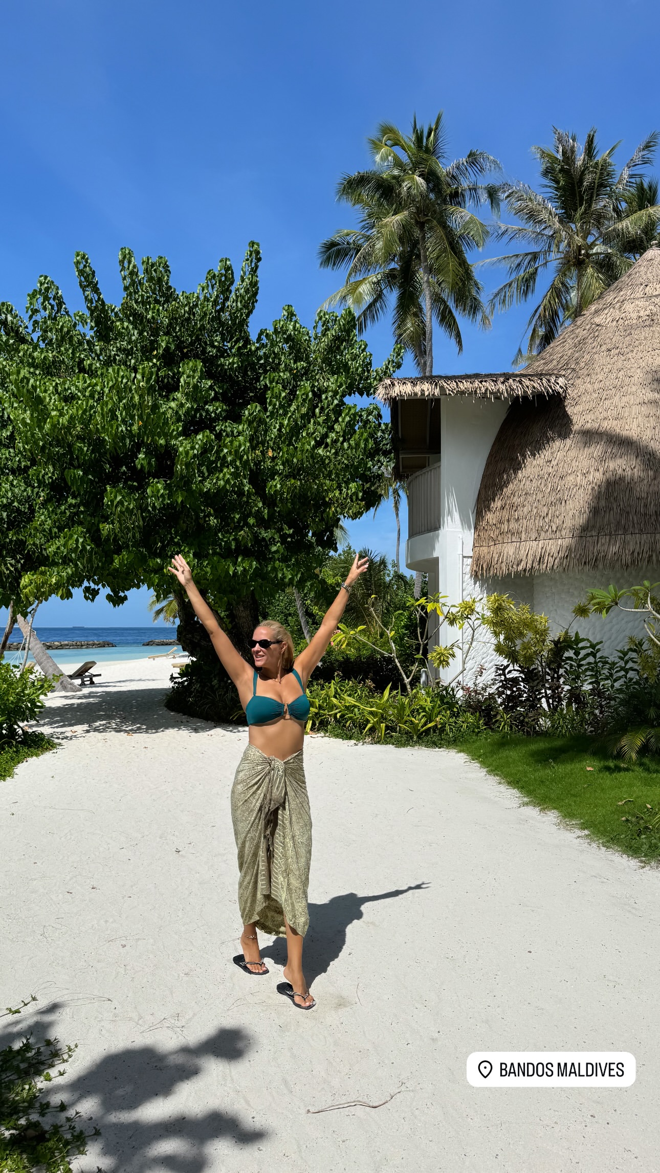 Η Έλενα Ασημακοπούλου στις Μαλδίβες