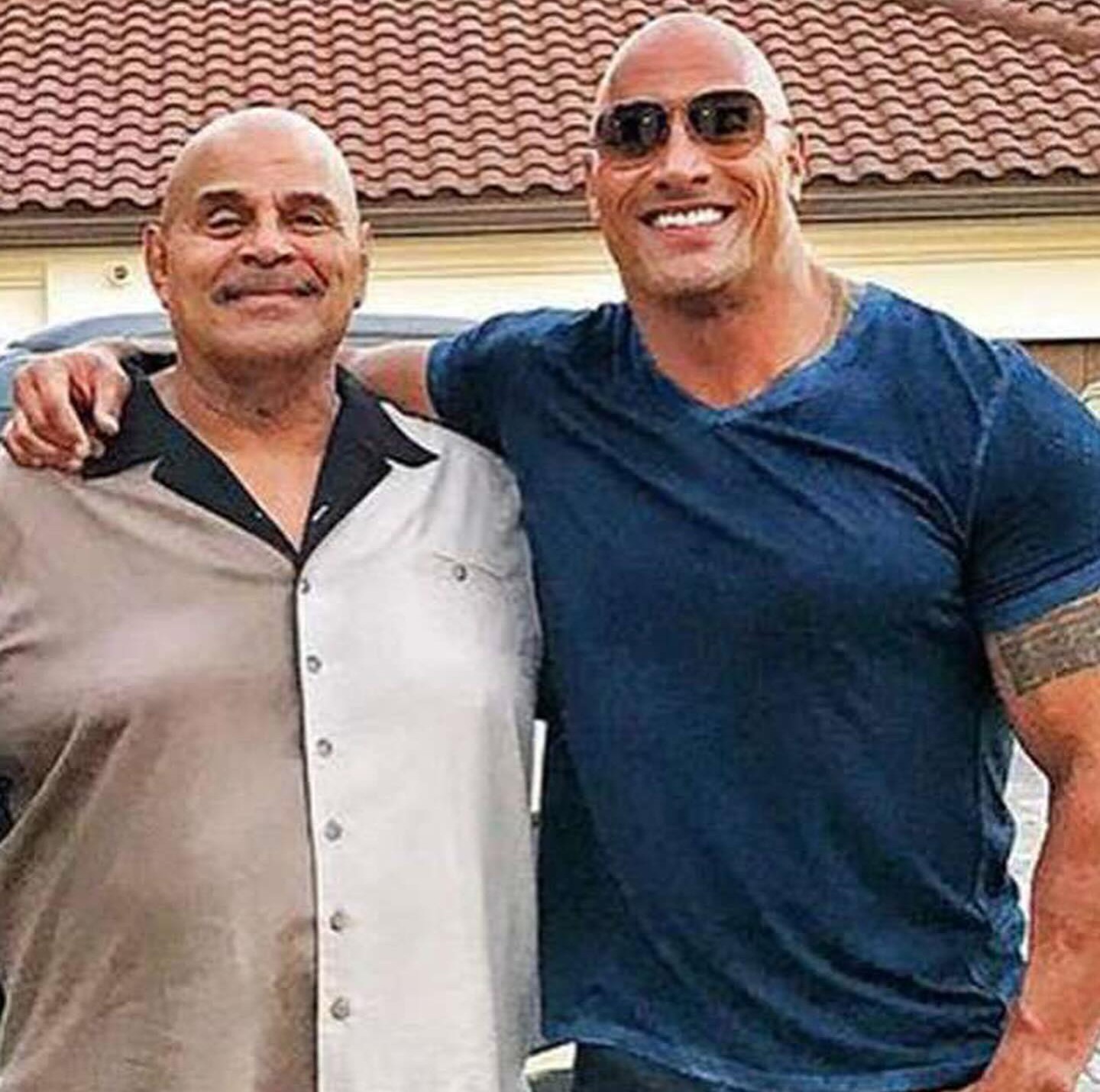 Dwayne Johnson με τον πατέρα του