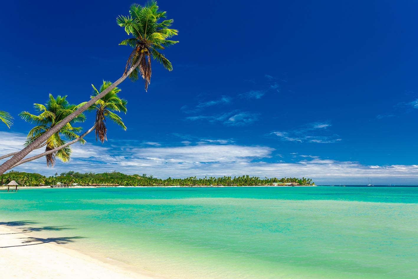 Tροπική παραλία στα νησιά Fiji.