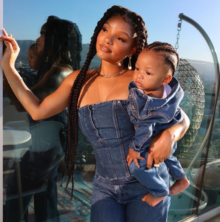 Halle Bailey με το γιο της