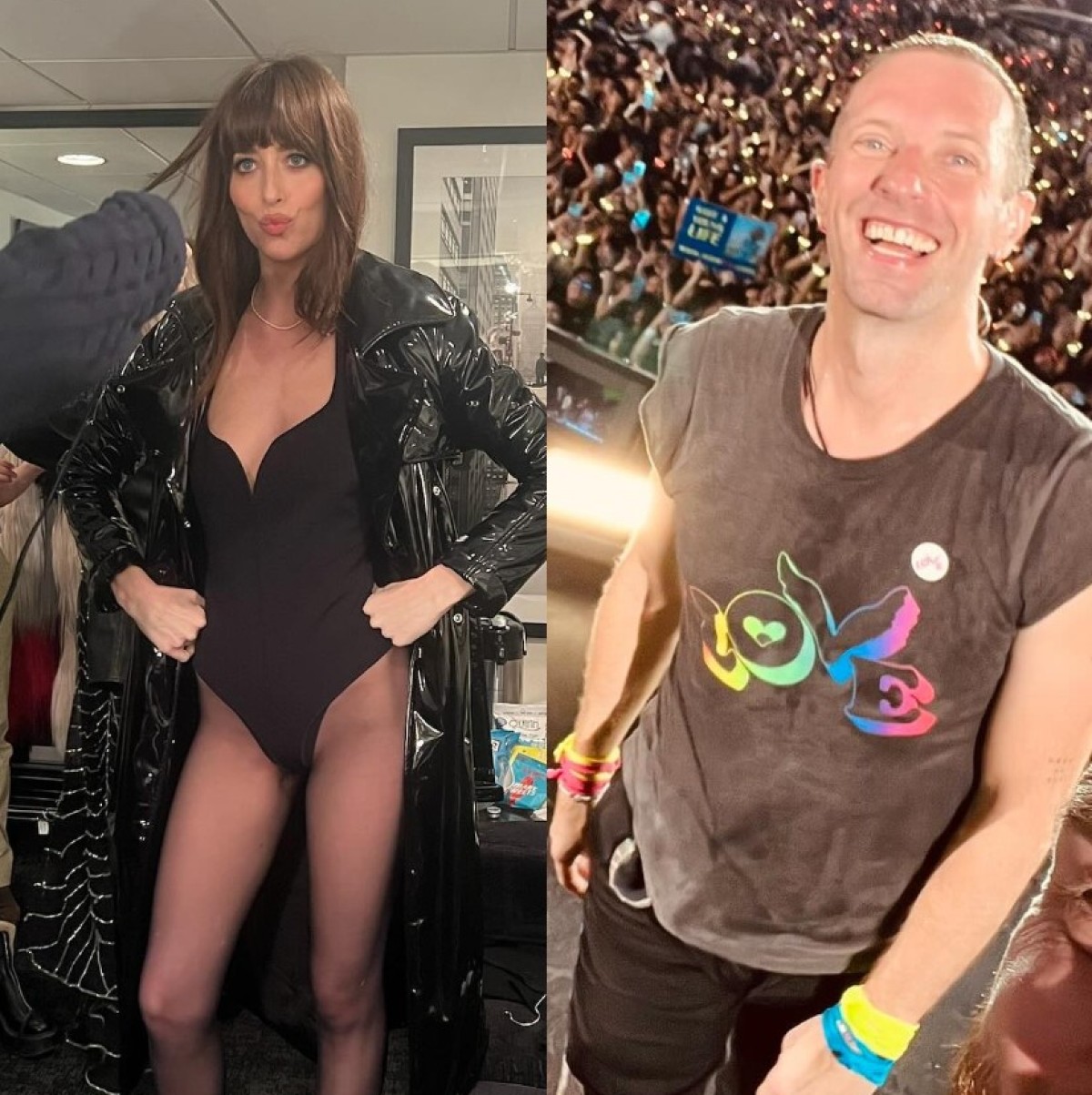 Chris Martin και Dakota Johnson