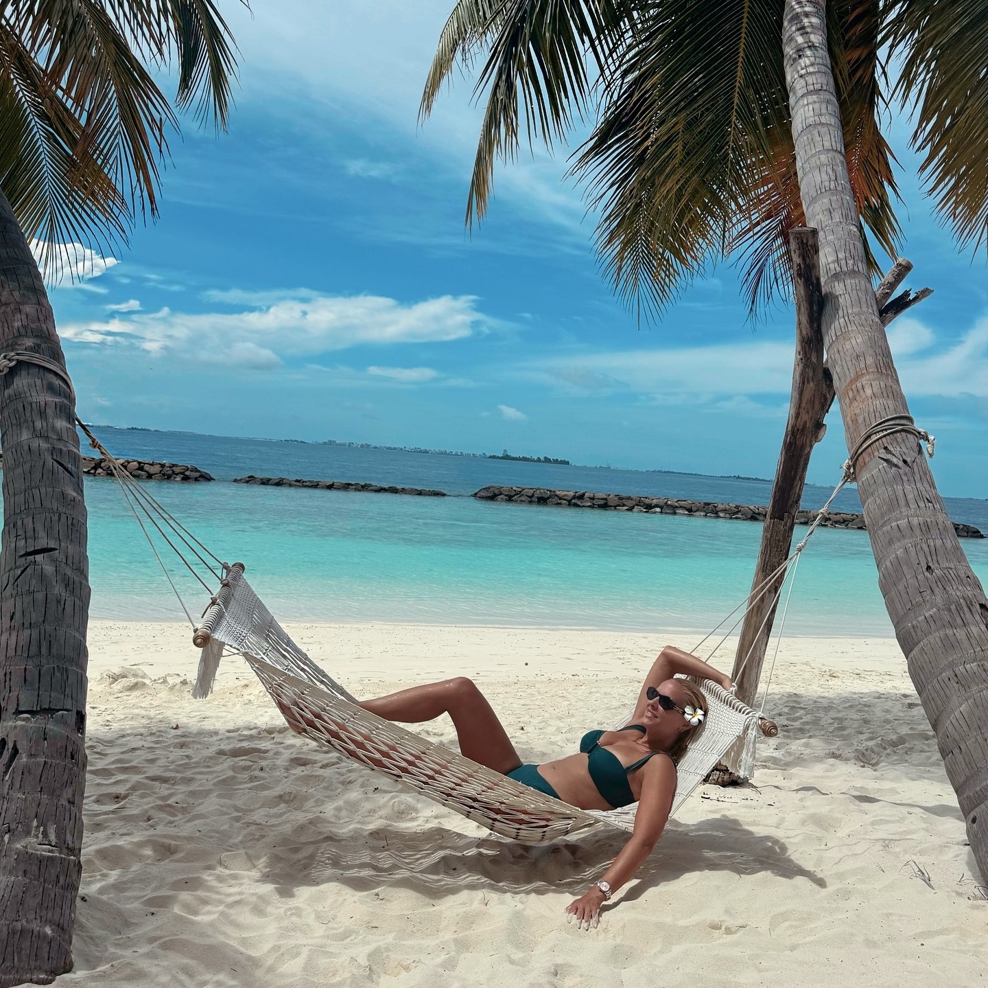 Η Έλενα Ασημακοπούλου στις Μαλδίβες