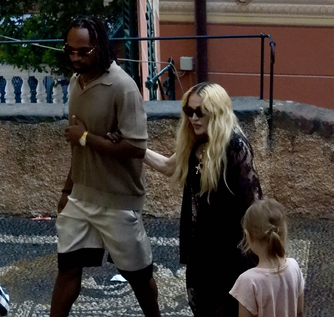 Η Madonna στις 13 Αυγούστου με το καινούριο αμόρε της στο Portofino.