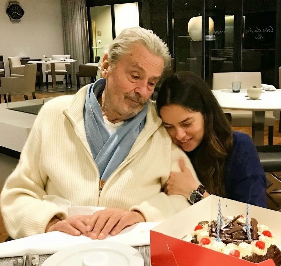 Anouchka και Alain Delon