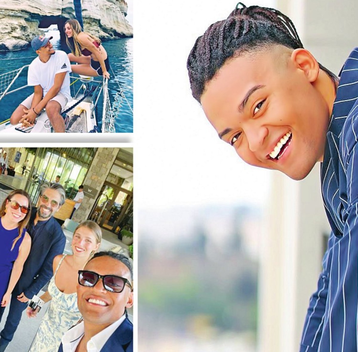 Ο Εμμανουήλ Καραλής με τη σύντροφό του