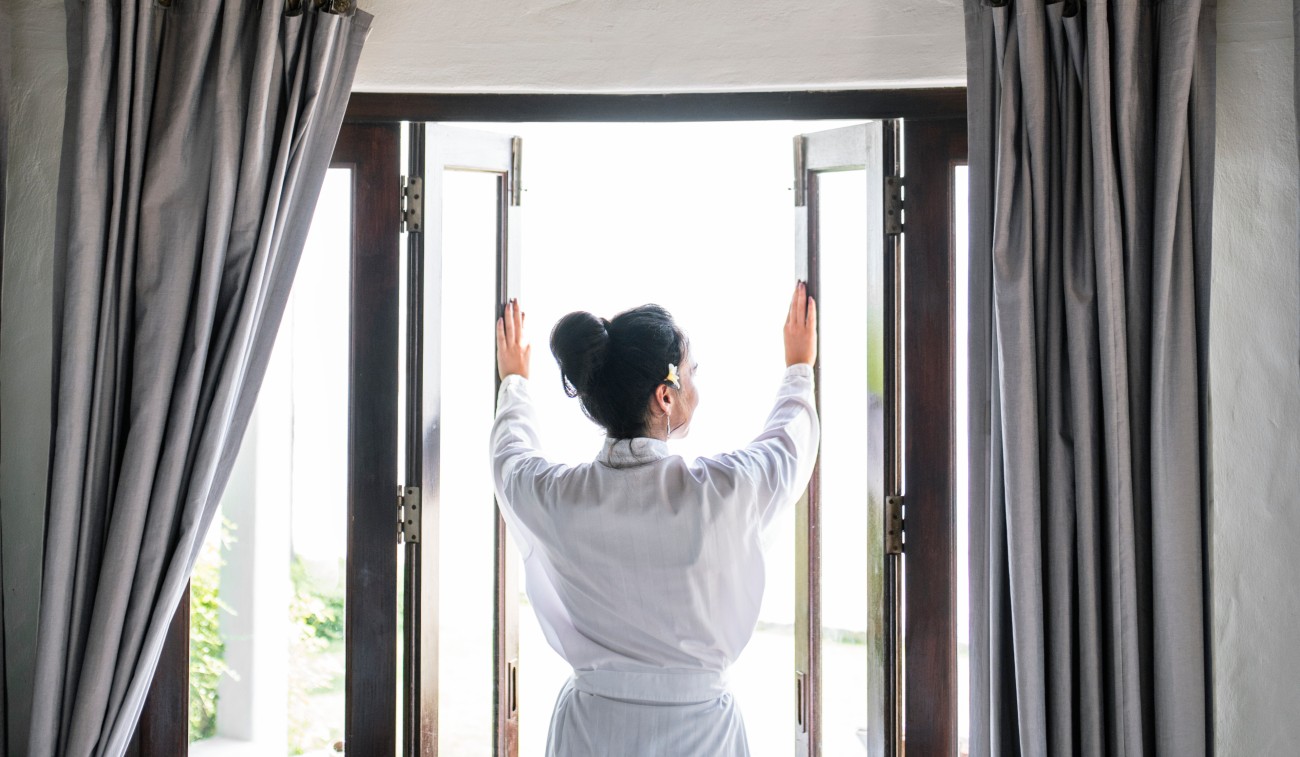 Κουρτίνες σε υπνοδωμάτιο