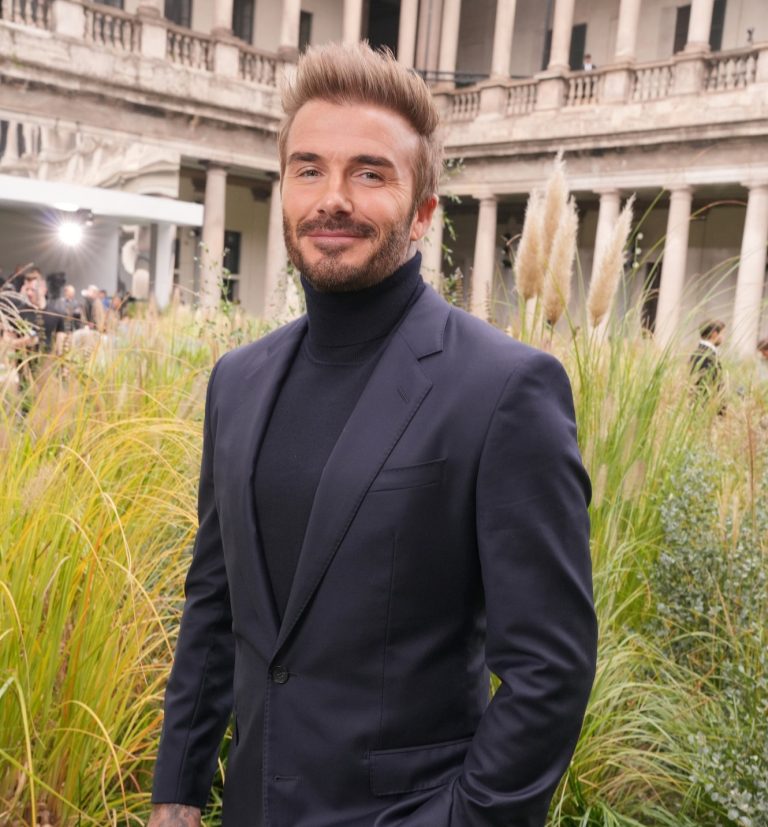 O David Beckham στο Fashion Show του Βοss