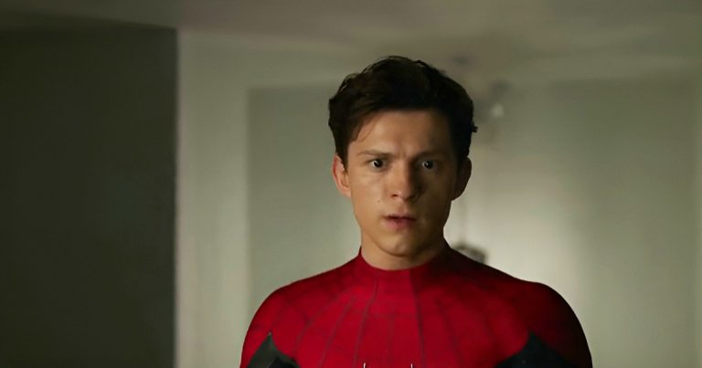 Ο Tom Holland σε σκηνή από την ταινία Spider Man