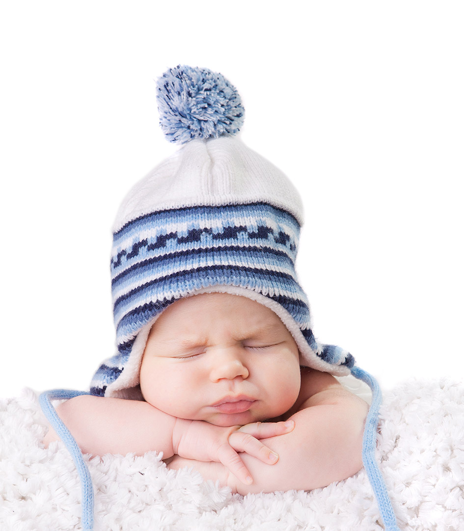 Μωρό με σκουφάκι