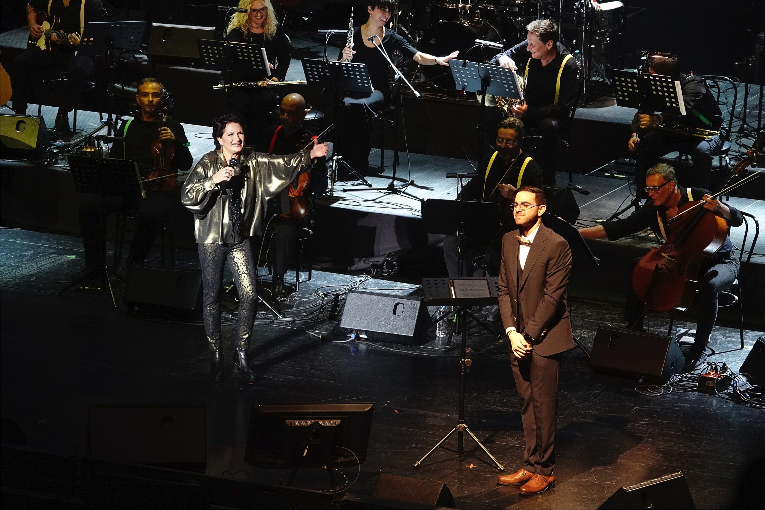 Η Άλκηστις Πρωτοψάλτη στο θέατρο Παλλάς.