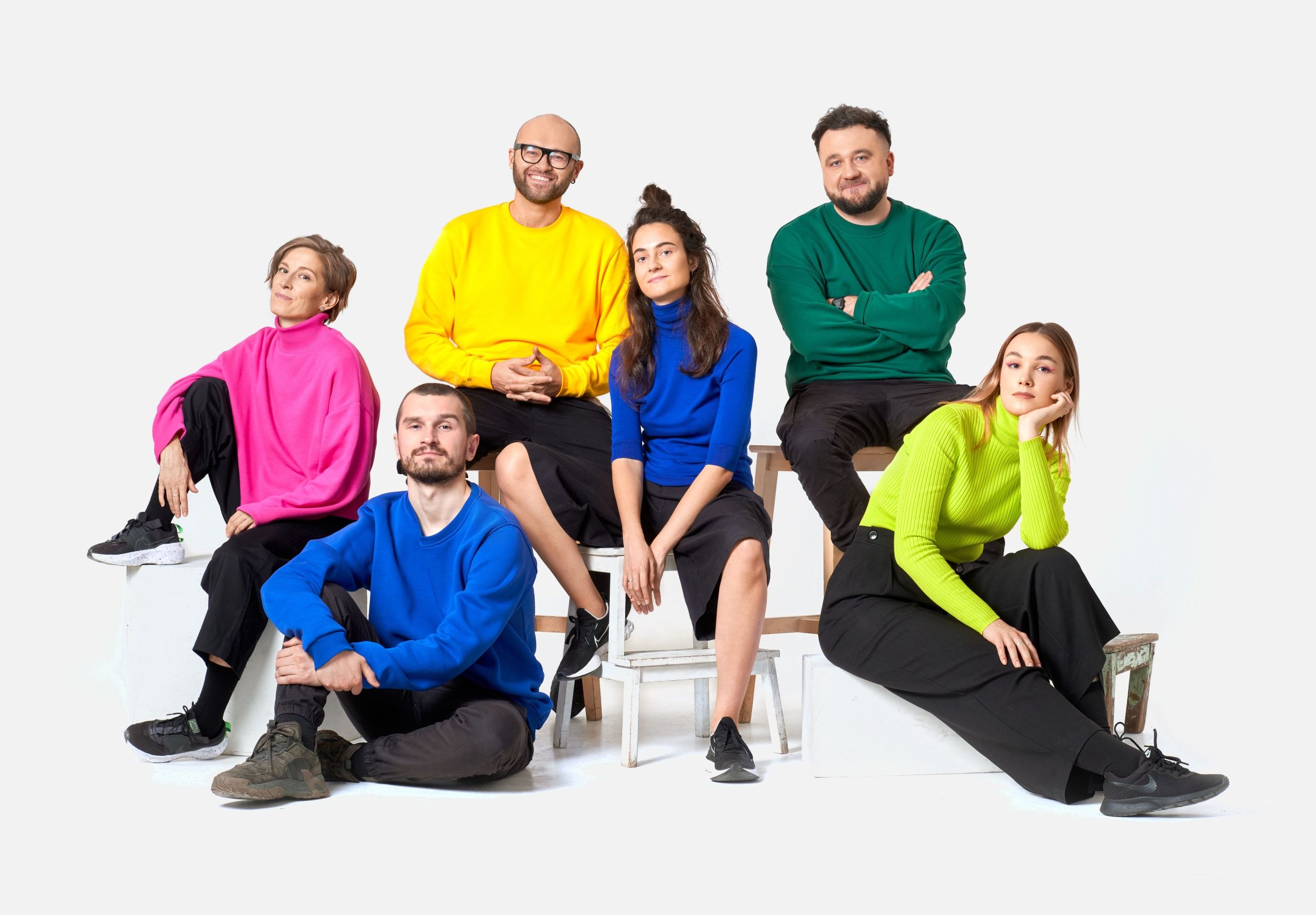 η Irina Kosheleva και οι συνεργάτες της