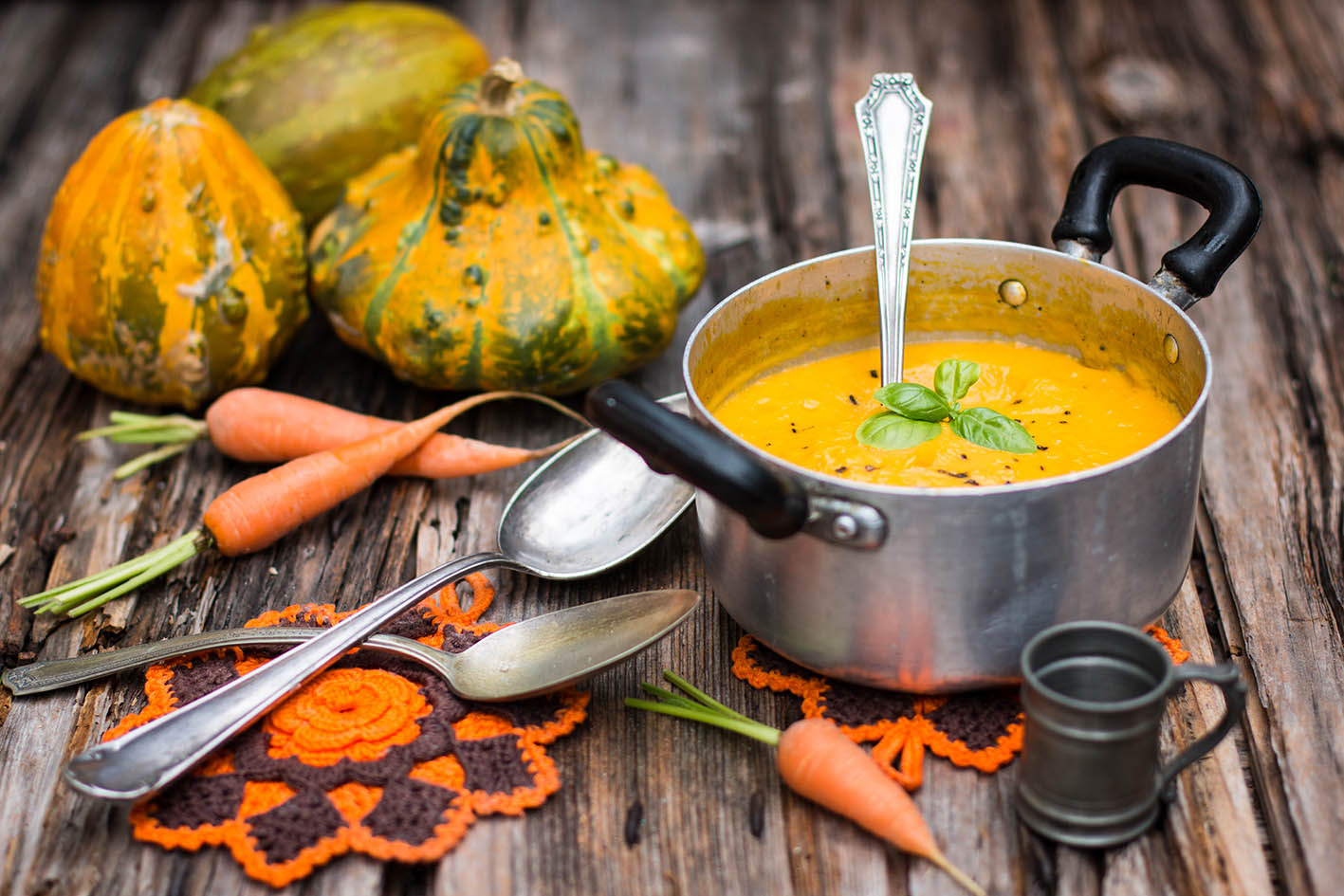 Σούπα από κολοκύθα και καρότα