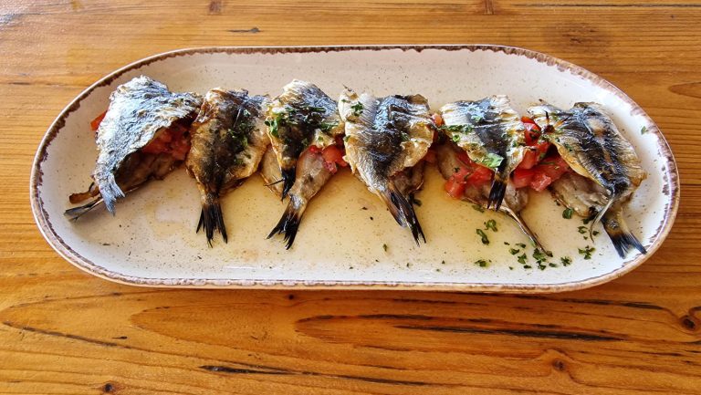 Σαρδέλες παντρεμένες, γεμιστές