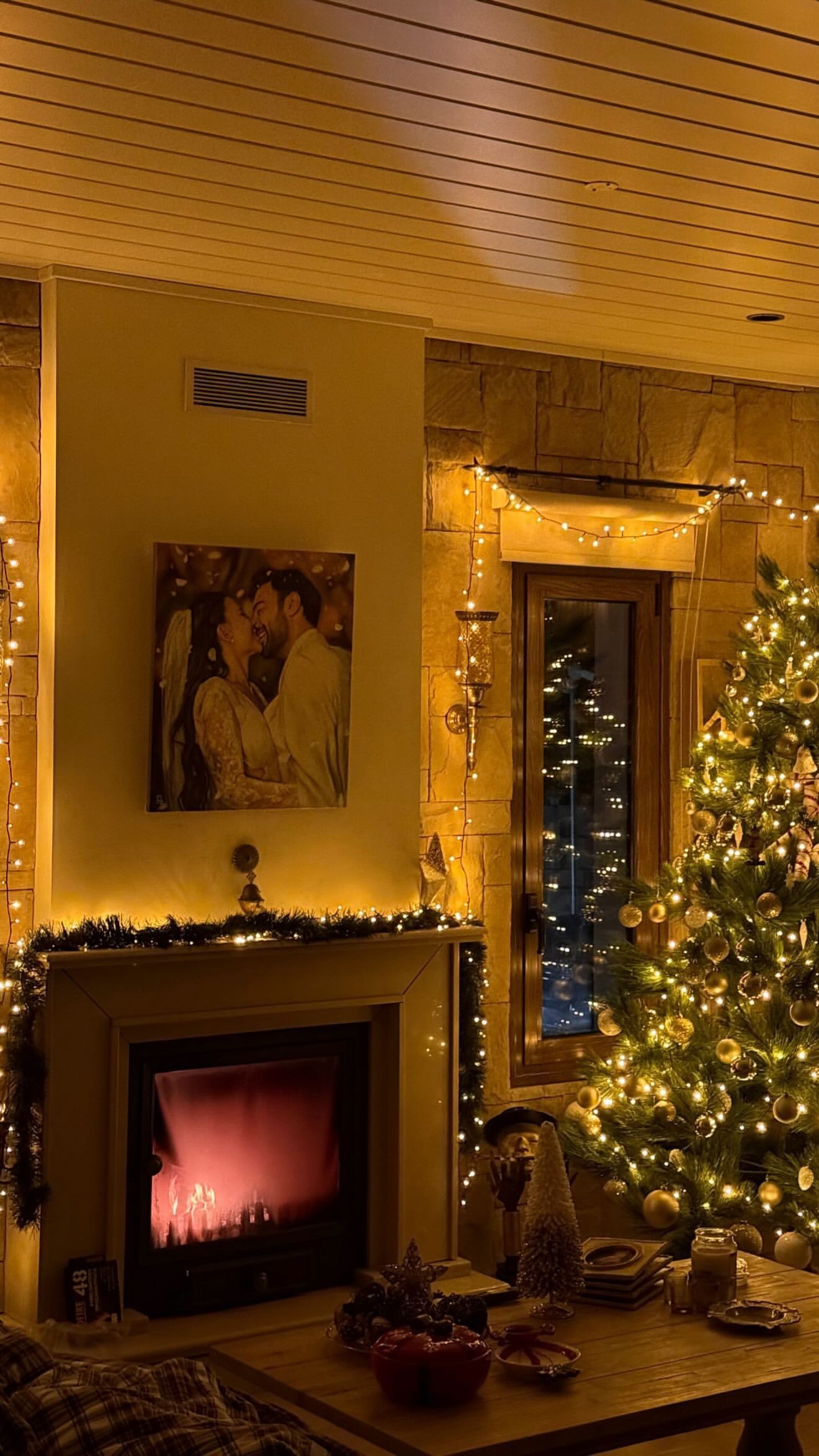 Το στολισμένο σπίτι του Αντρέα Γεωργίου και της Σιμώνης Χριστοδούλου