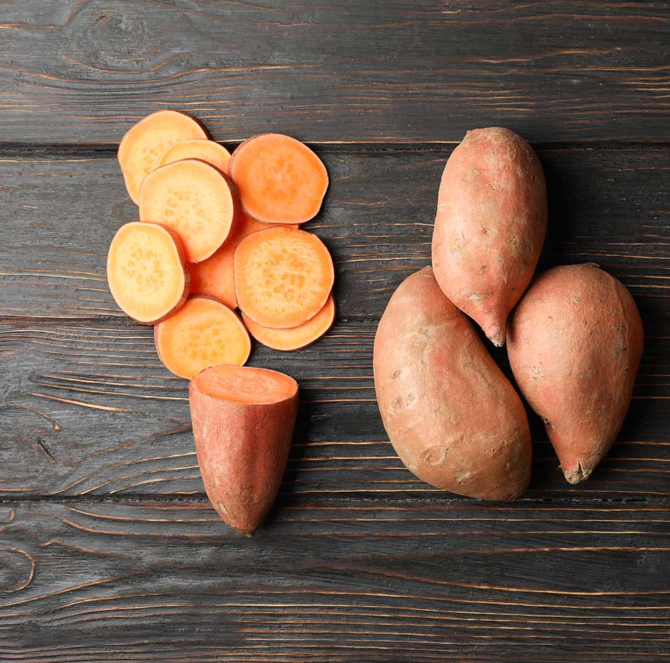 Γλυκοπατάτα ωμή