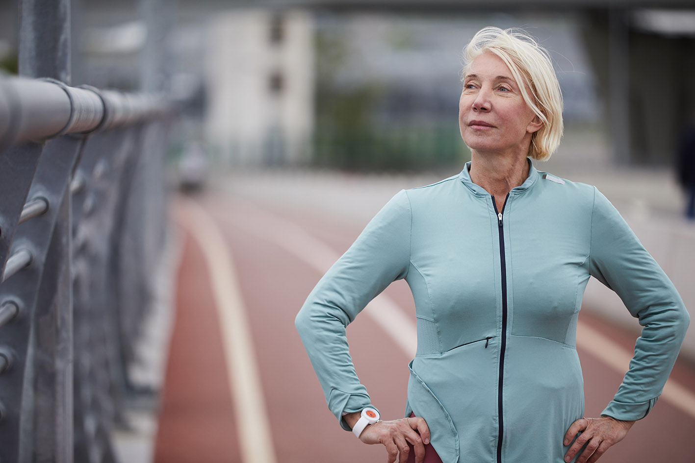 Γυναίκα μετά την άθλησή της