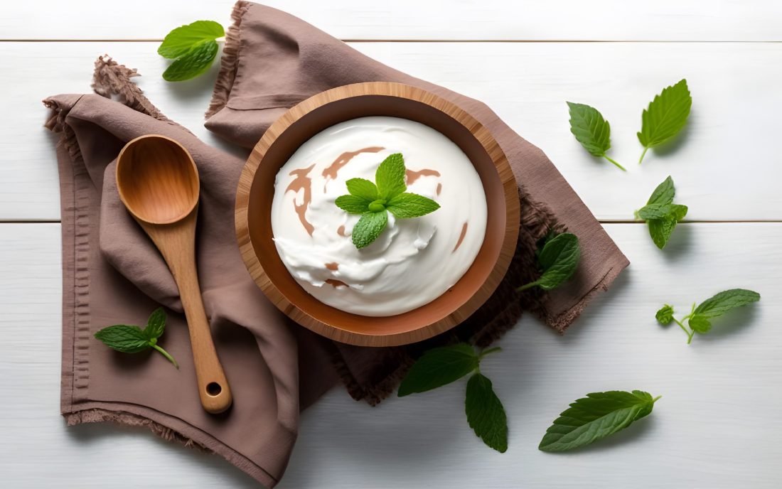 Ένα μπολ γιαούρτι