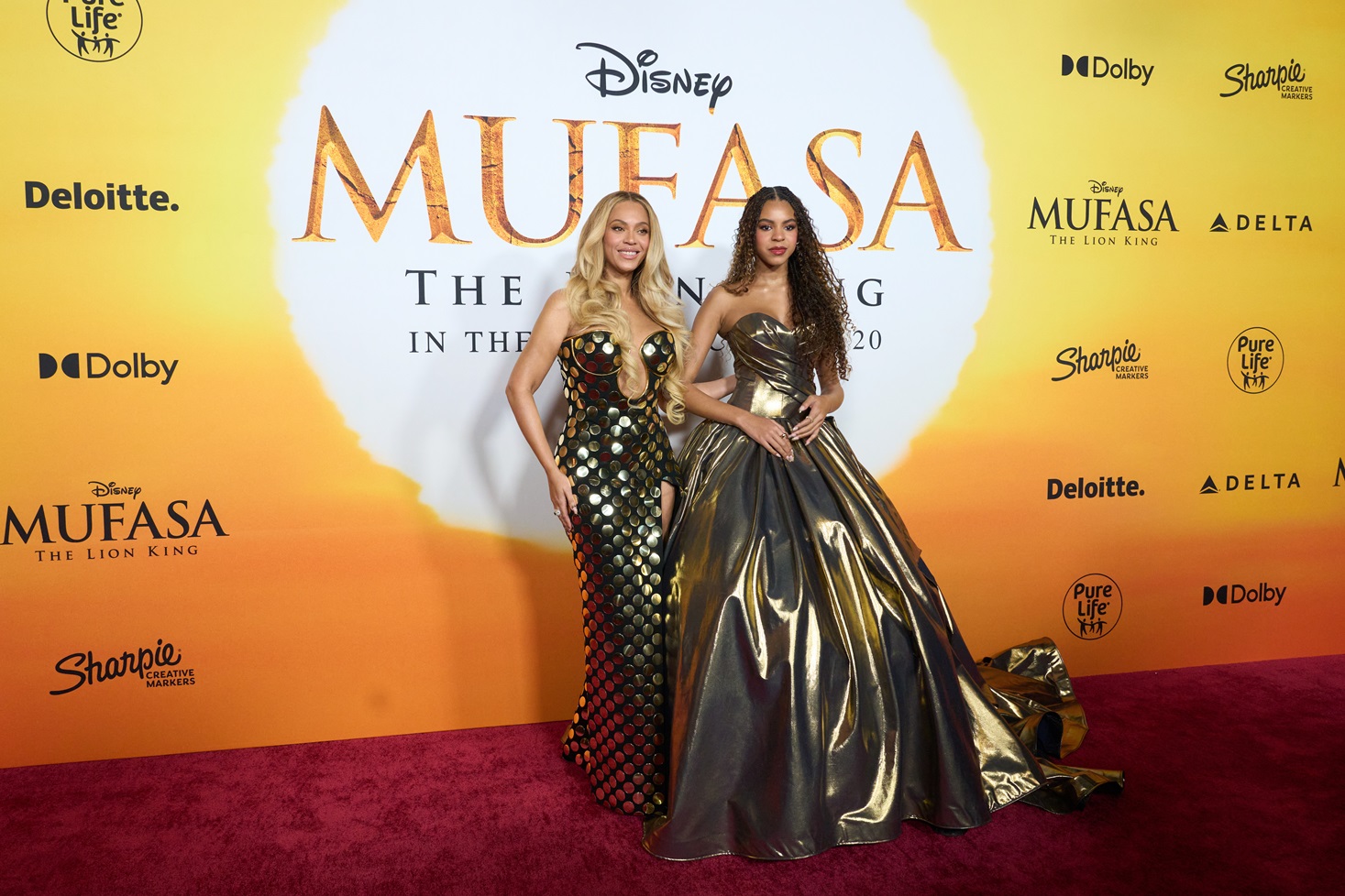Η Beyoncé και η Blue Ivy Carter στην πρεμιέρα της ταινίας «Mufasa: The Lion King» της Disney στο Dolby Theatre στο Λος Άντζελες