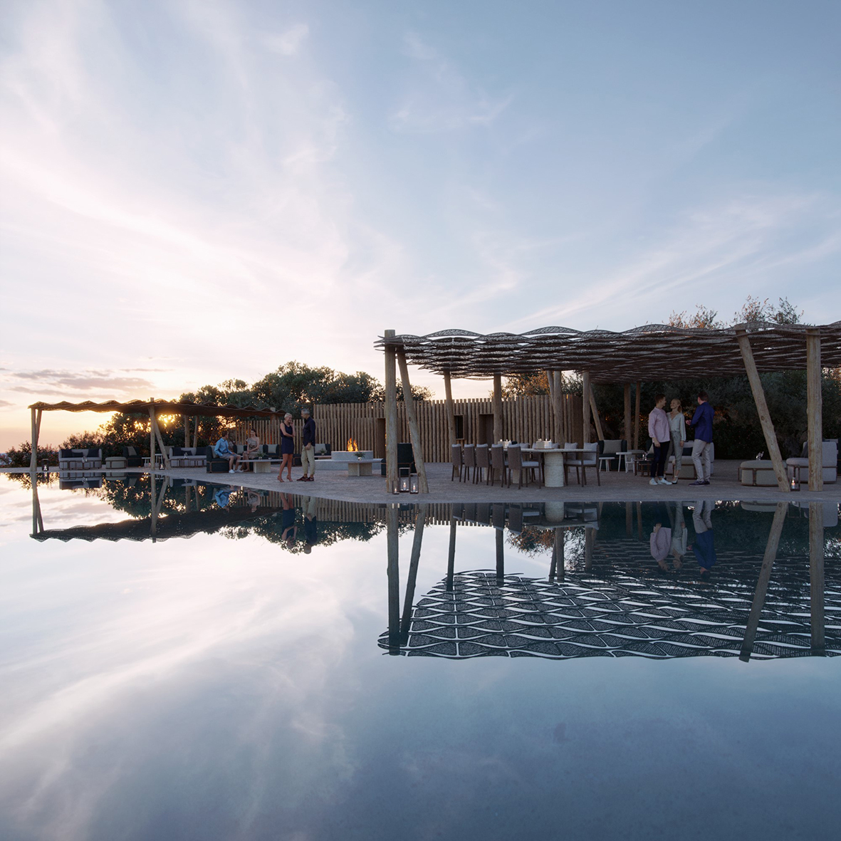 Φωτογραφία από το αρχιτεκτονικό συγκρότημα του γραφείου POTIROPOULOS+PARTNERS στις Κυκλάδες