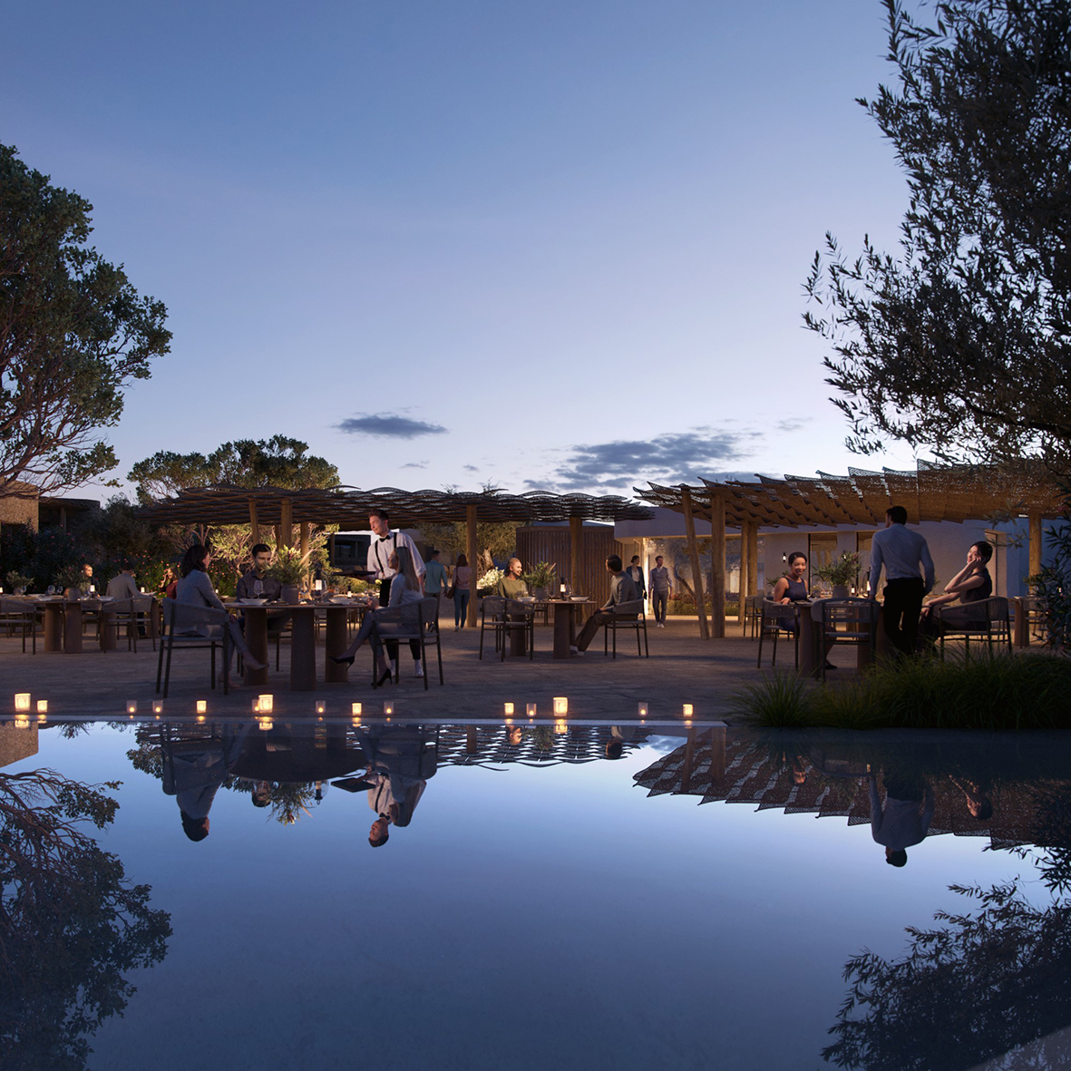 Φωτογραφία από το αρχιτεκτονικό συγκρότημα του γραφείου POTIROPOULOS+PARTNERS στις Κυκλάδες