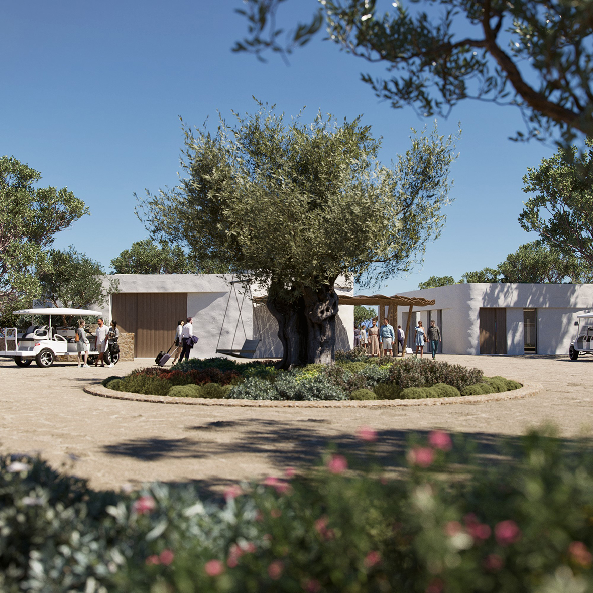 Φωτογραφία από το αρχιτεκτονικό συγκρότημα του γραφείου POTIROPOULOS+PARTNERS στις Κυκλάδες