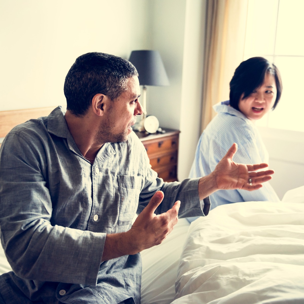 Ζευγάρι καυγαδίζει