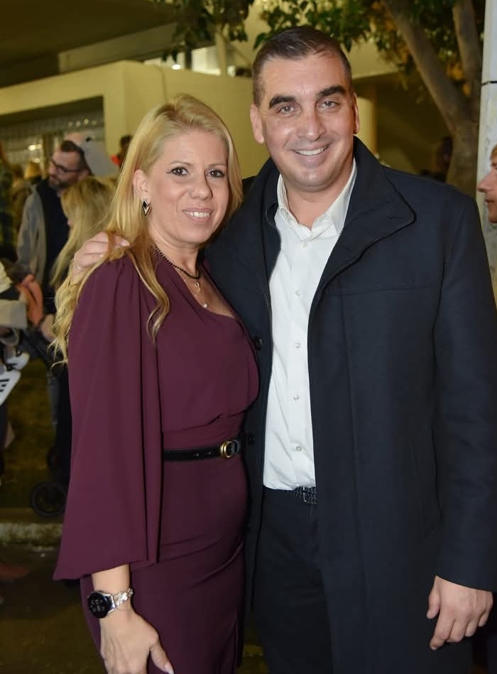 Ο Δήμαρχος με την Αντιδήμαρχο Πολιτισμού Αλεξάνδρα Αφεντάκη. 
