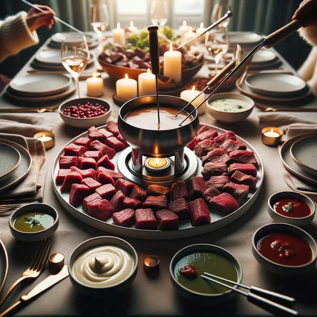 Το παραδοσιακό φοντί από την Ελβετία για το χριστουγεννιάτικο τραπέζι.