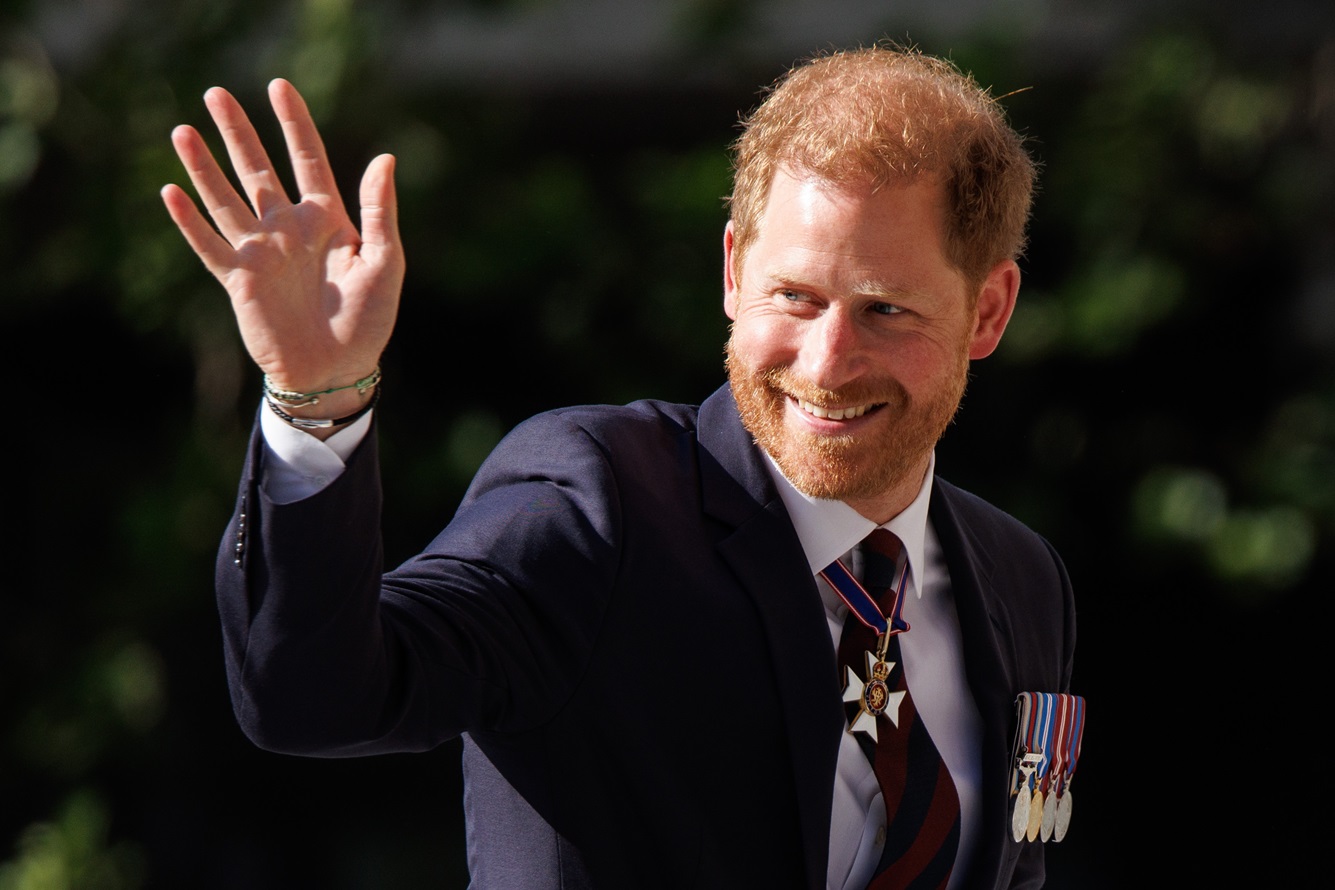 Ο πρίγκιπας Harry, φθάνει στον Καθεδρικό Ναό του Αγίου Παύλου στο Λονδίνο, 08 Μαιου 2024.