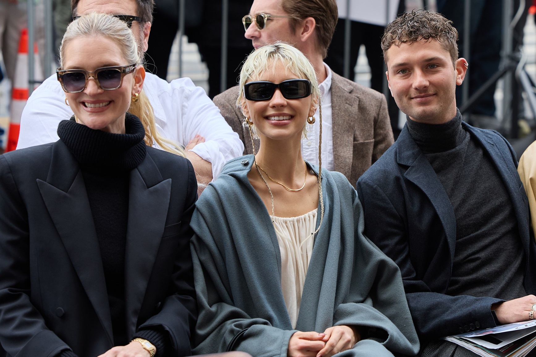 Η οικογένεια του Jude Law, η Phillipa Coan, η Iris Law και ο Raff Law , παρευρίσκονται στην τελετή στο Hollywood Walk of Fame προς τιμήν του στο Λος Άντζελες, Καλιφόρνια, ΗΠΑ, 12 Δεκεμβρίου 2024.