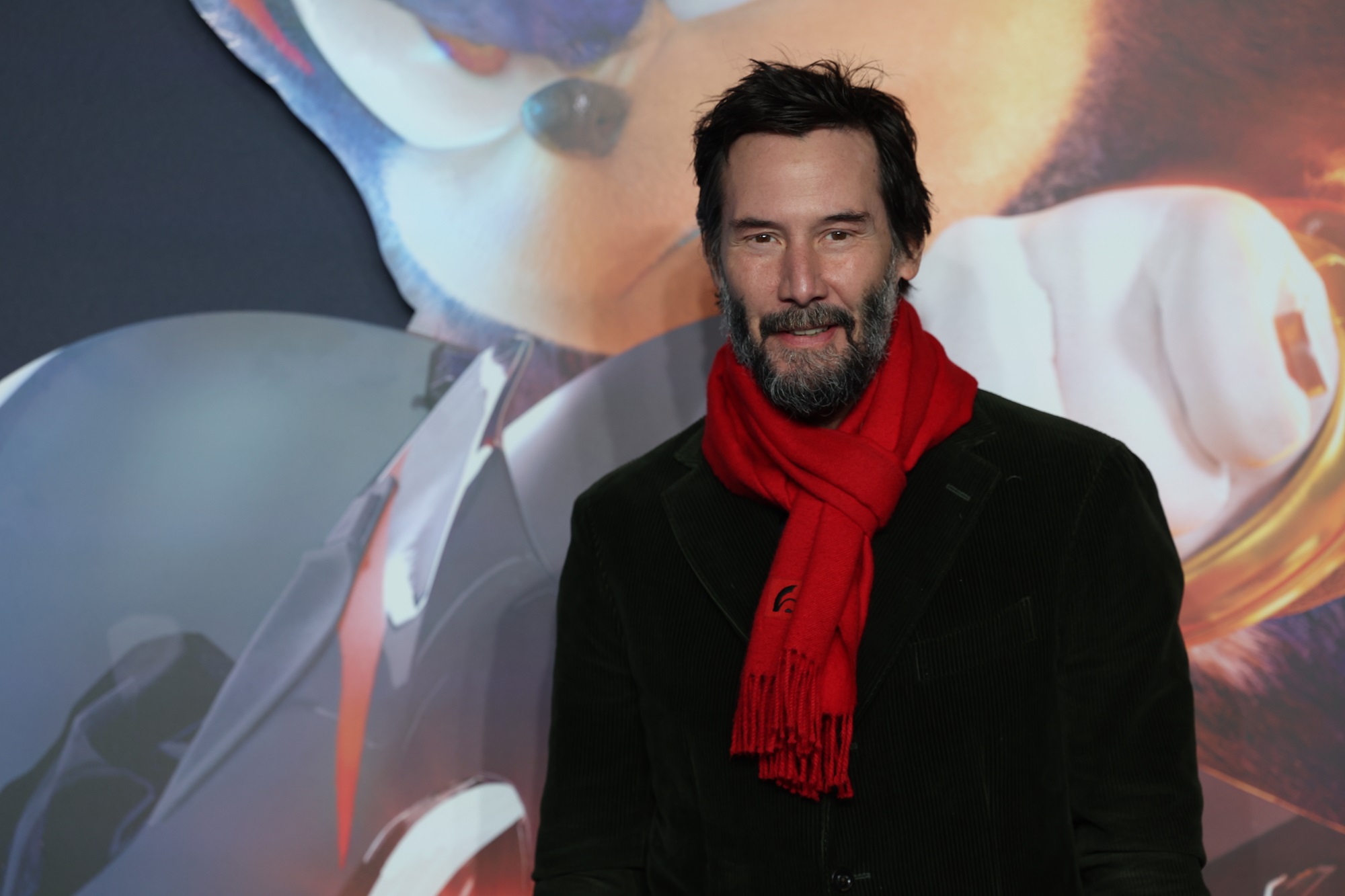 Ο Keanu Reeves φτάνει για την πρεμιέρα του Sonic the Hedgehog 3 στο Ηνωμένο Βασίλειο στο Cineworld Leicester Square στο Λονδίνο, Βρετανία, 10 Δεκεμβρίου 2024.