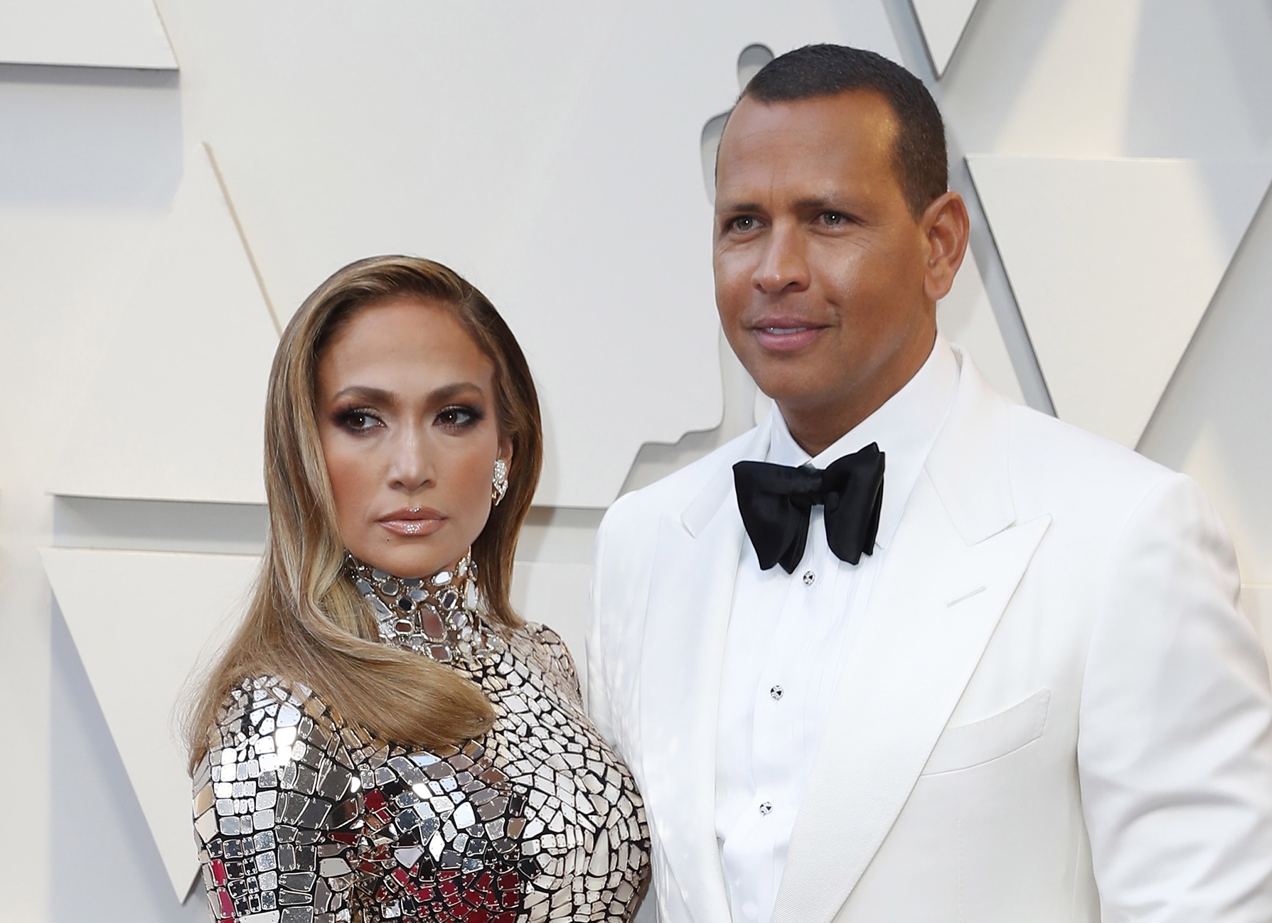 Η Jennifer Lopez και ο Alex Rodriguez φθάνουν για την 91α τελετή απονομής Όσκαρ στο Dolby Theatre, 24 Φεβρουαρίου 2019